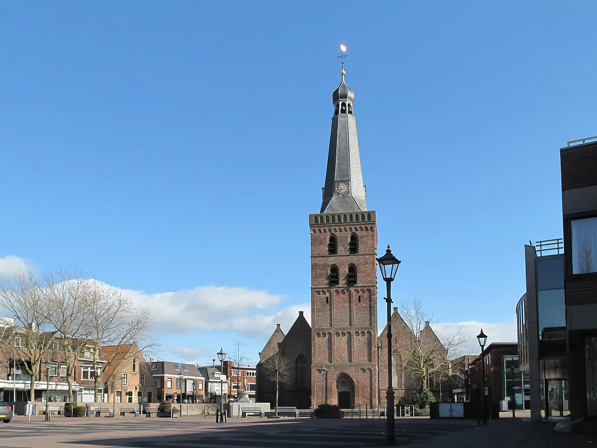 Oude Kerk in het centrum van Barneveld