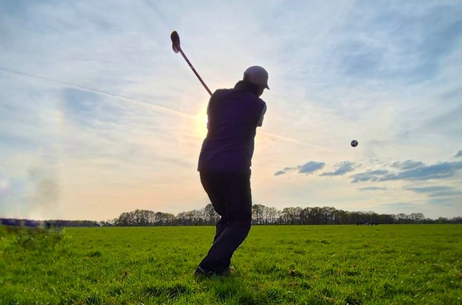 Boerengolf bij De Voskuilen in Renswoude